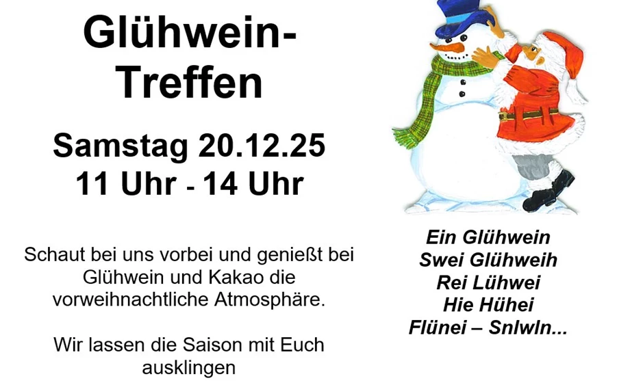 Jahresabschluss mit Glühweinumtrunk  Bild 1: Jahresabschluss mit Glühweinumtrunk