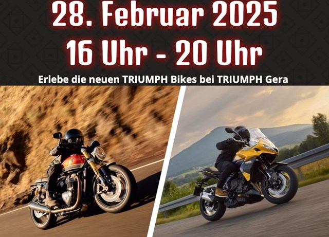 TRIUMPH Gera - Die Neuen sind da!