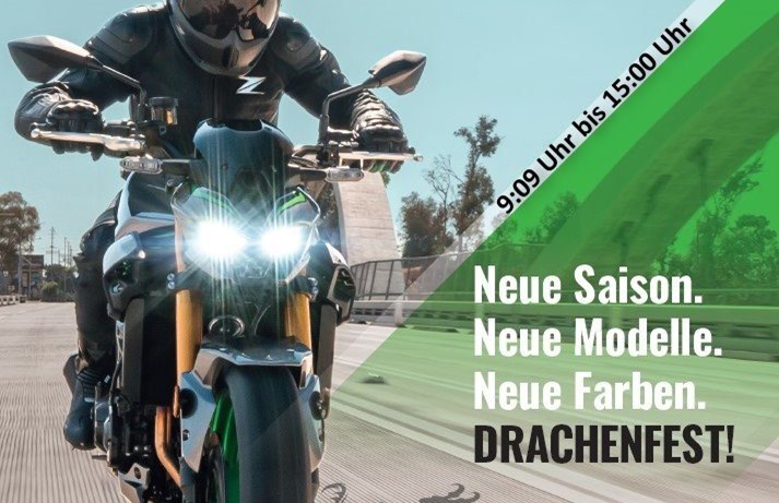 Drachenfest bei KAWASAKI in Gera