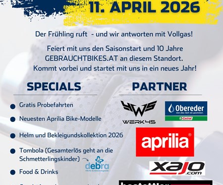 Motorrad Termin Saisonopening 2026 - Der Frühling ruft und wir antworten mit Vollgas! 