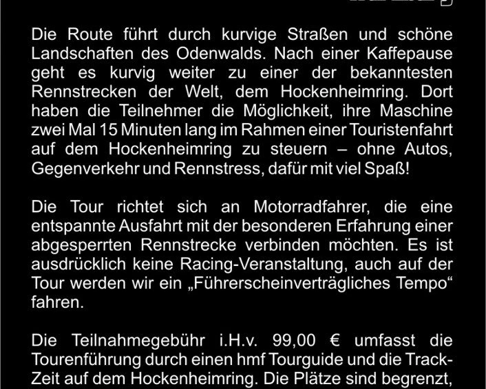 Tagestour "First Contact" inkl. Dunlop Reifensatz Bild 2: Tagestour "First Contact" inkl. Dunlop Reifensatz