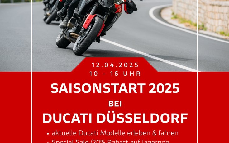 Saisonstart bei Ducati Düsseldorf