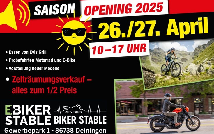 Saison Opening 2025