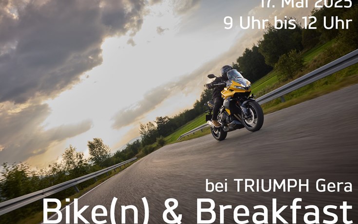 Bike(n) & Breakfast bei TRIUMPH Gera