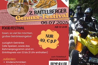Raitelberg Genuss Festival am 6. Juli 