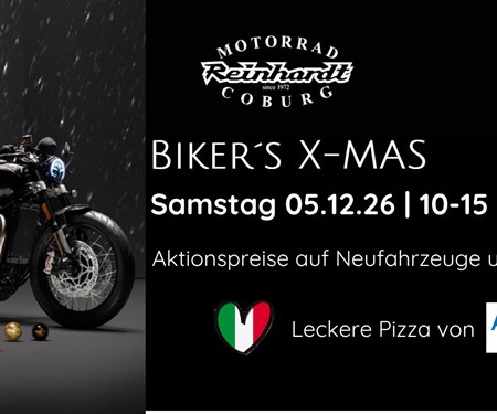Motorrad Termin Einladung zum BIKER´S X-MAS 2026