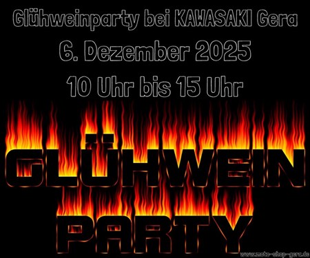 Motorrad Termin Glühweinparty bei KAWASAKI Gera