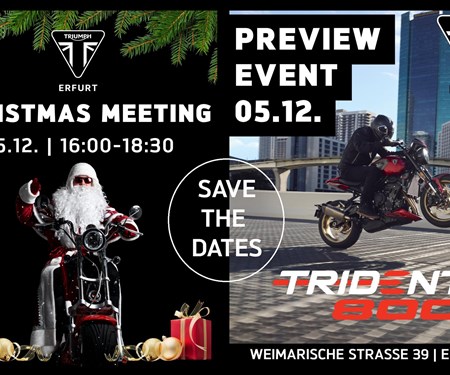 Motorrad Termin CHRISTMAS-MEETING & EXKLUSIVES PREVIEW-EVENT