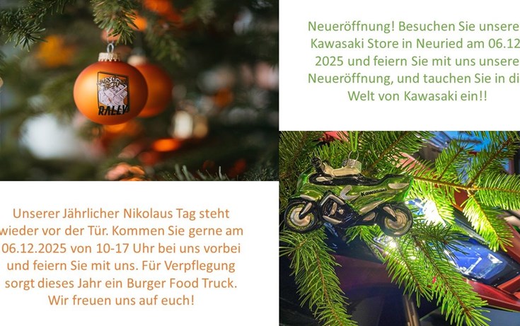 KAWASAKI Eröffnung und KTM Nikolaustag