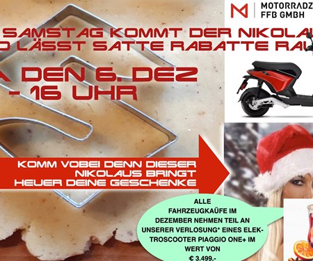 Motorrad Termin Nikolausevent mit Glühwein und Verlosung 2026