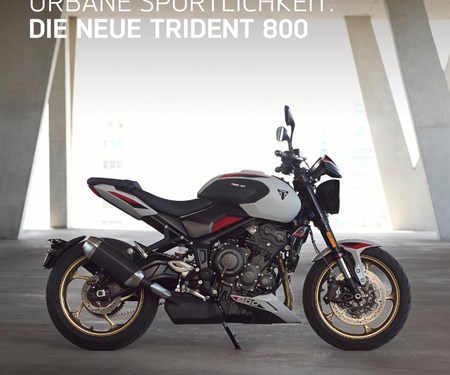Motorrad Termin Vorstellung Trident 800