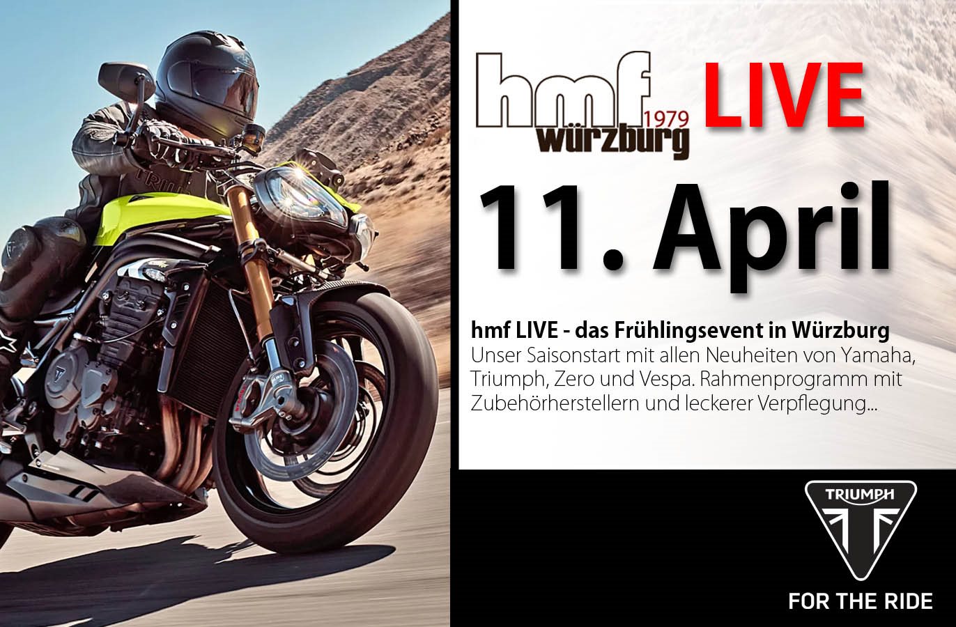 hmf LIVE Triumph Saisonstart