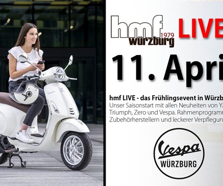 Motorrad Termin hmf LIVE Vespa-Saisonstart