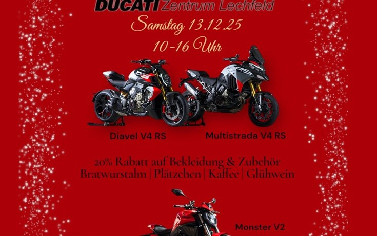 Einladung Desmo Christmas Ducati Lechfeld 13.12.25