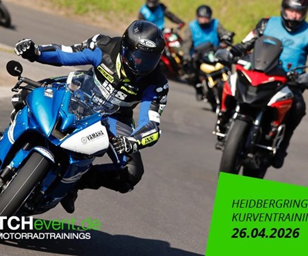 Motorrad Termin Heidbergring Kurventraining