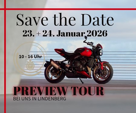 Motorrad Termin TRIUMPH PREVIEW TOUR 2026