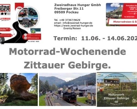 Motorrad Termin Motorrad Wochenende "ZITTAUER GEBIRGE"