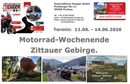 Motorrad Wochenende "ZITTAUER GEBIRGE"