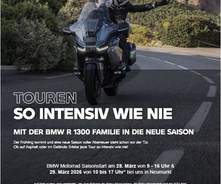 Motorrad Termin SAISONSTART 2026 IN NEUMARKT