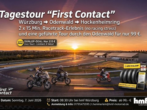 Tagestour "First Contact" Odenwald & Hockenheim-Ring