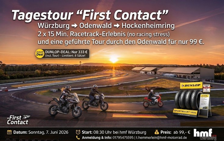 Tagestour "First Contact" Odenwald & Hockenheim-Ring