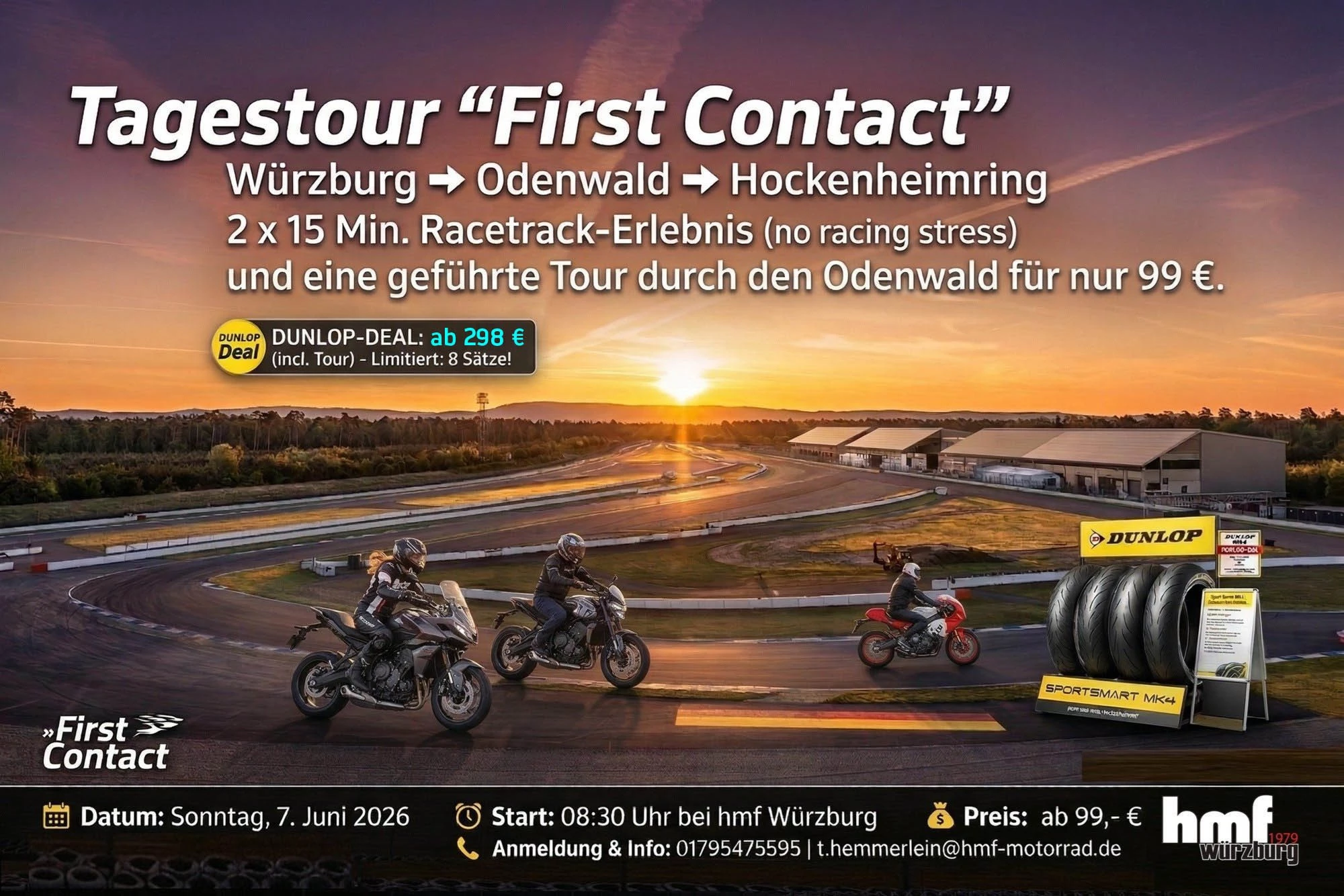 Tagestour "First Contact" Odenwald & Hockenheim-Ring