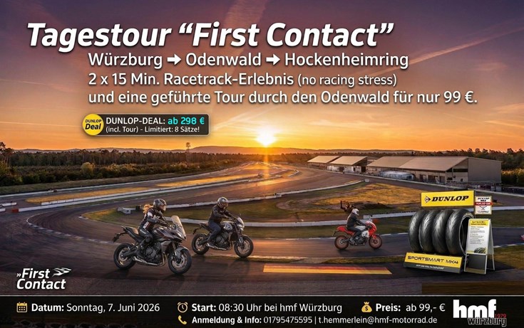 Tagestour "First Contact" Odenwald & Hockenheim-Ring