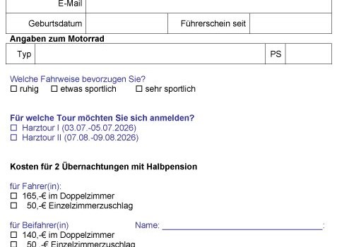 Harztour I (03.07.-05.07.2026) - Bild 2