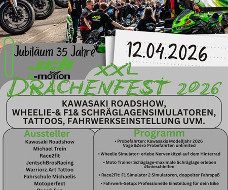 Motorrad Termin Drachenfest& Saisoneröffnungsfeier 12.04.26