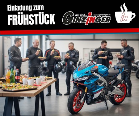 Motorrad Termin Frühstück bei Zweirad Ginzinger