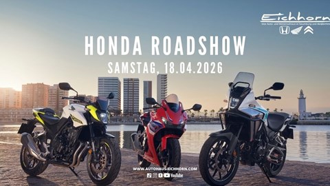 Honda Roadshow 2026 - Das Motorradevent zum Saisonstart