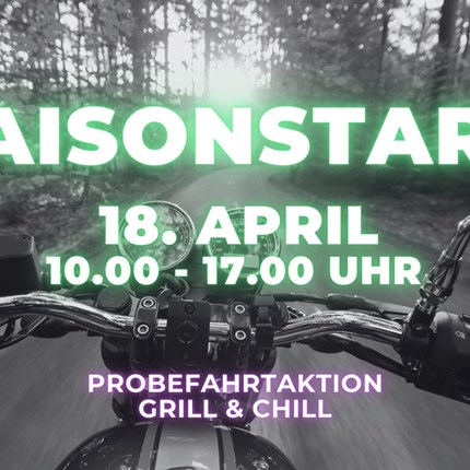 Saisonstart 2026 Endlich ist es soweit, der Frühling steht vor der Tür und damit beginnt auch die neue Motorradsaison! Um gemeinsam mit euch in die neue Saison zu starten, laden wir euch herzlich zu unserem Saisonstar
