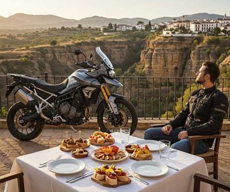 Motorrad Termin TRIUMPH GOURMET-TOUR DURCH ANDALUSIEN