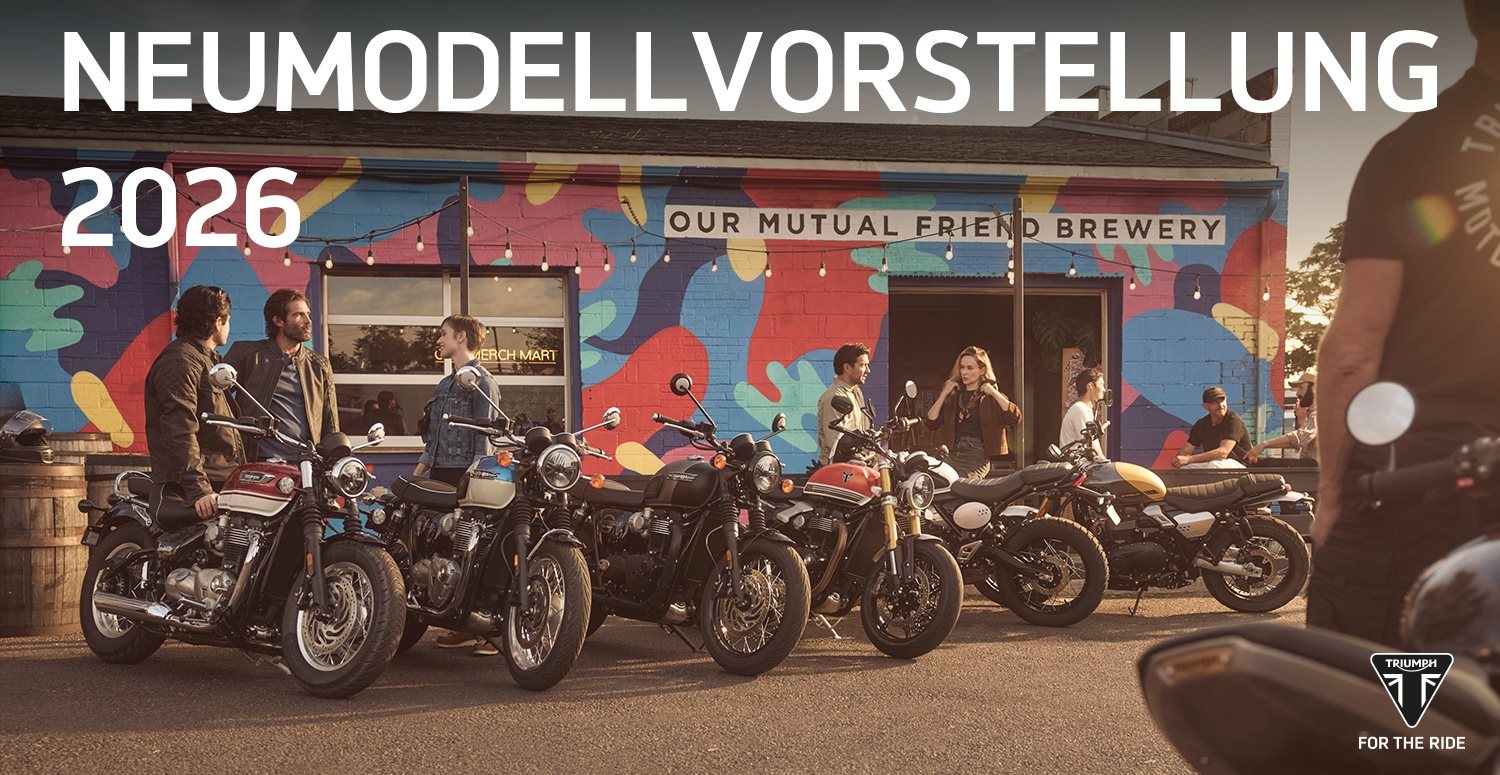 TRIUMPH NEUHEITEN 2026 + INHOUSE VIP-MESSETAGE
