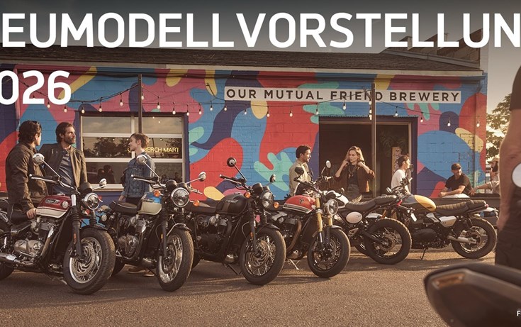TRIUMPH NEUHEITEN 2026 + INHOUSE VIP-MESSETAGE