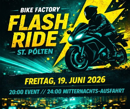 Motorrad Termin FLASH RIDE 02 // ST. PÖLTEN