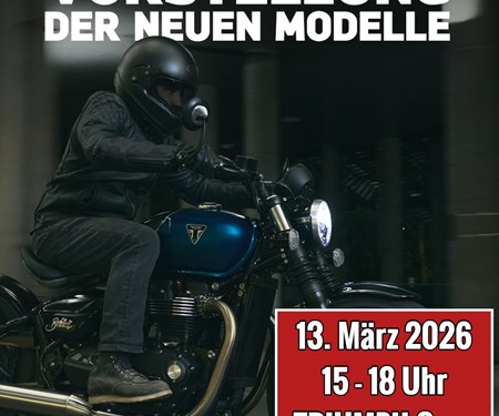 Motorrad Termin Vorstellung der Neumodelle 2026
