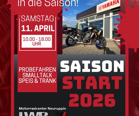 Motorrad Termin SAISONSTART 2026