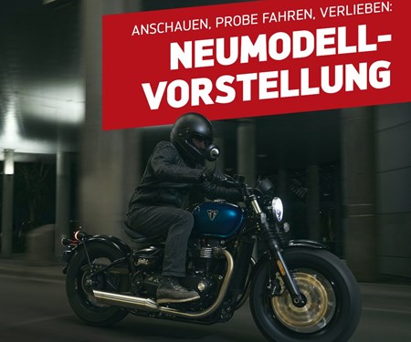 Motorrad Termin Triumph Neumodellvorstellung 2026
