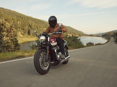 TRIUMPH Neumotorradvorstellung bei Motorrad Dirnberger