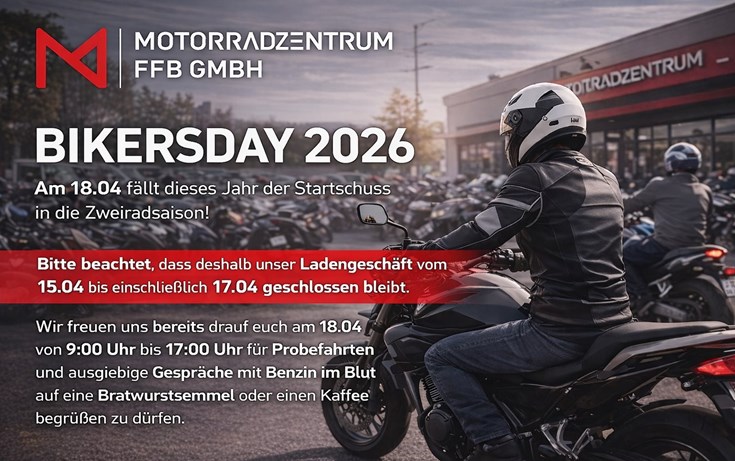 Saison-Opening 2026 + Suzuki Biker`s Day 2026