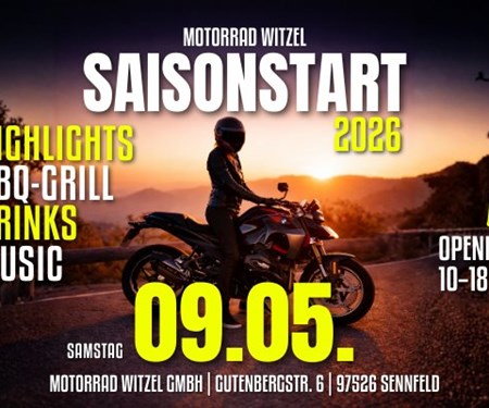 Motorrad Termin SAISONSTART 2026