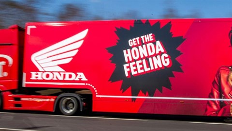 Honda Roadshow mit Probefahrttruck