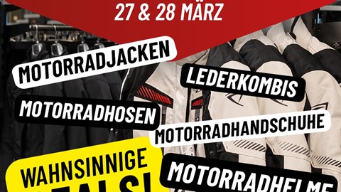 POP-UP OUTLET WEEKEND 27. & 28. März