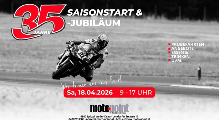 Saisonstart 2026 und 35-Jahre Jubiläum 