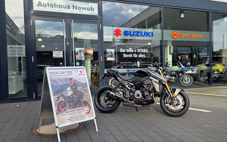 Suzuki und Royal Enfield Biker’s Day 2026