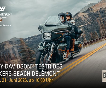 Motorrad Termin Arni Road Experience am Biker’s Beach in Delémont