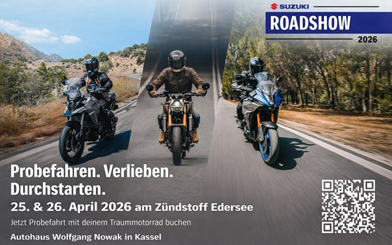 Suzuki Roadshow 2026 Am Zündstoff Edersee - Bild 1