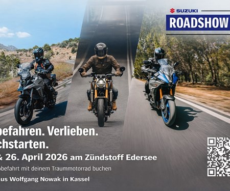 Motorrad Termin Suzuki Roadshow 2026 Am Zündstoff Edersee