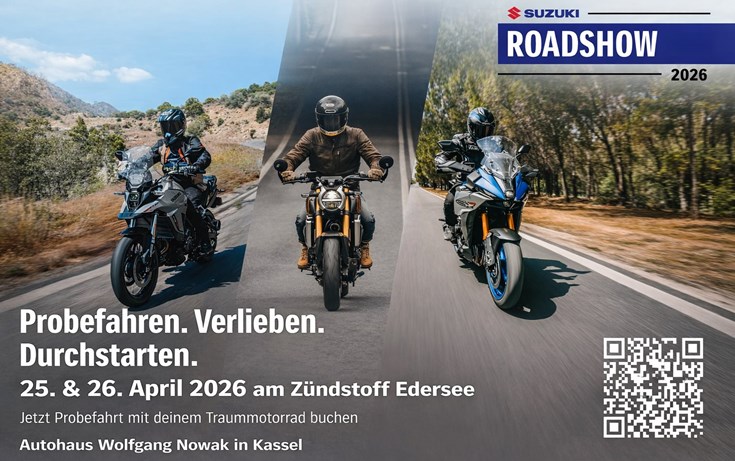 Suzuki Roadshow 2026 Am Zündstoff Edersee